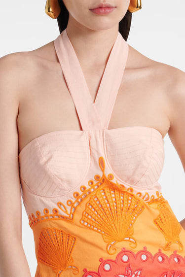 Summer Gradient Richelieu Ombre Midi Dress-Dresses-Farm Rio-Debs Boutique